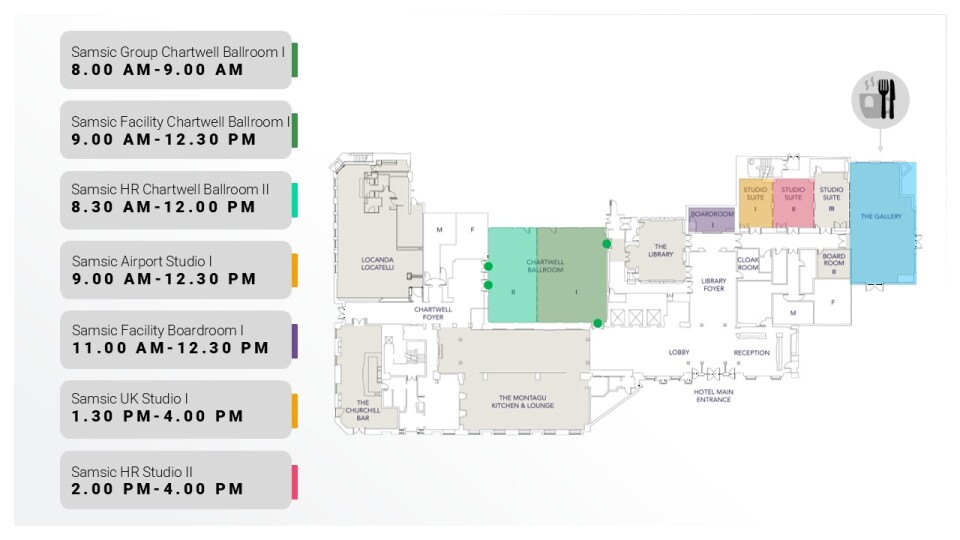 Meeting Rooms Floor Plan Day 2