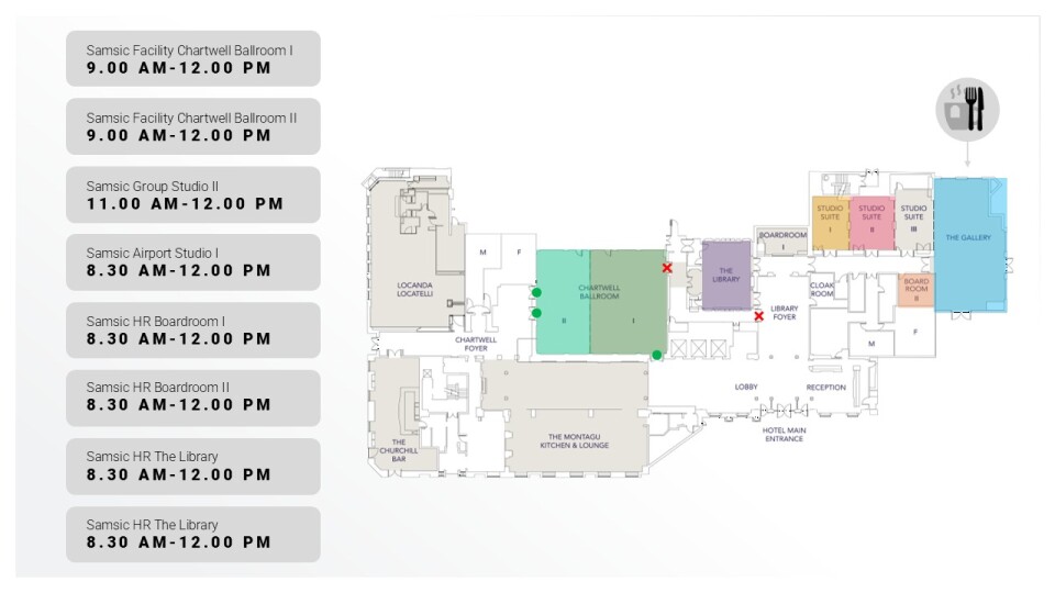 Meeting Rooms Floor Plan Day 3